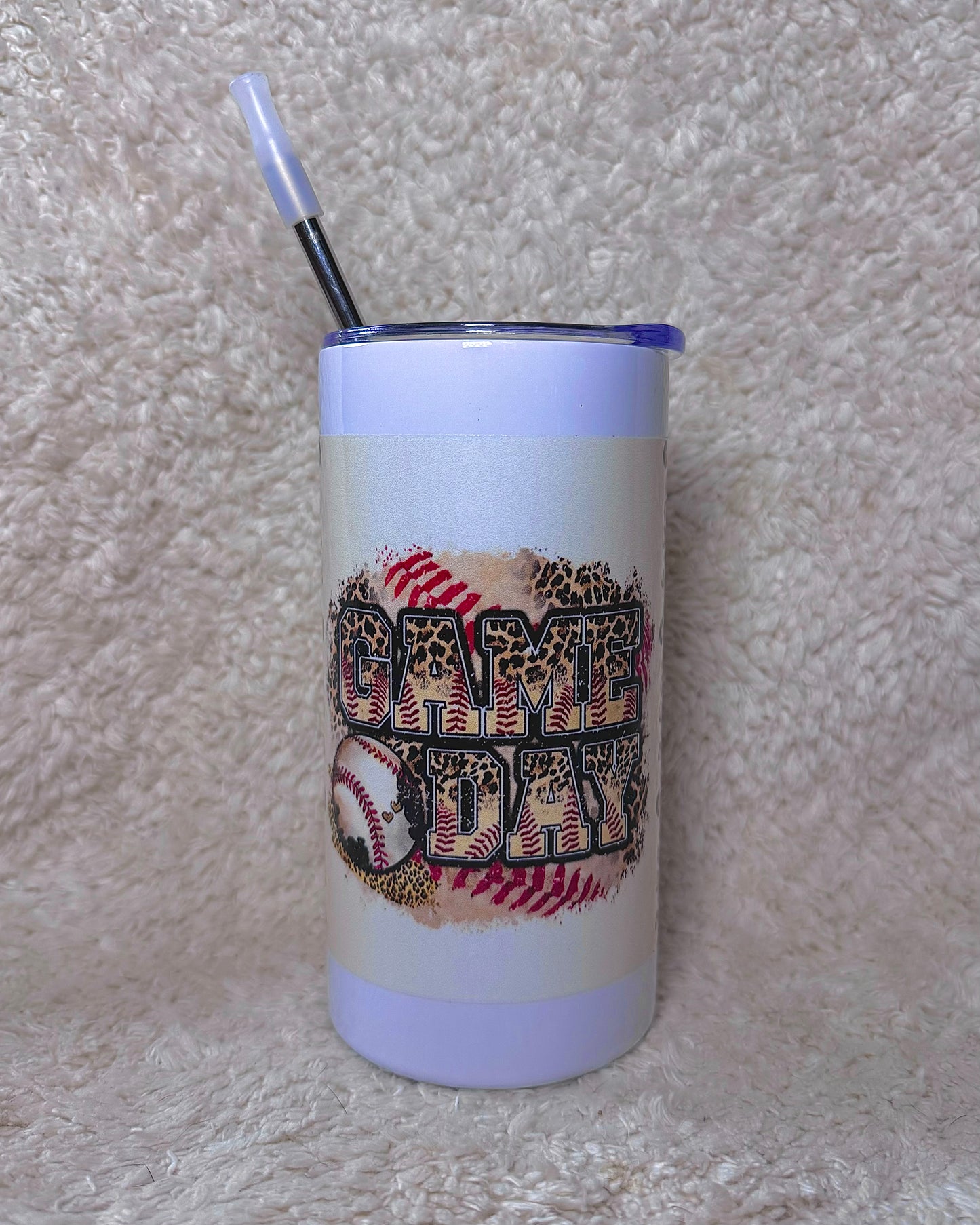 12oz Stainless Steel Tumbler - Game Day