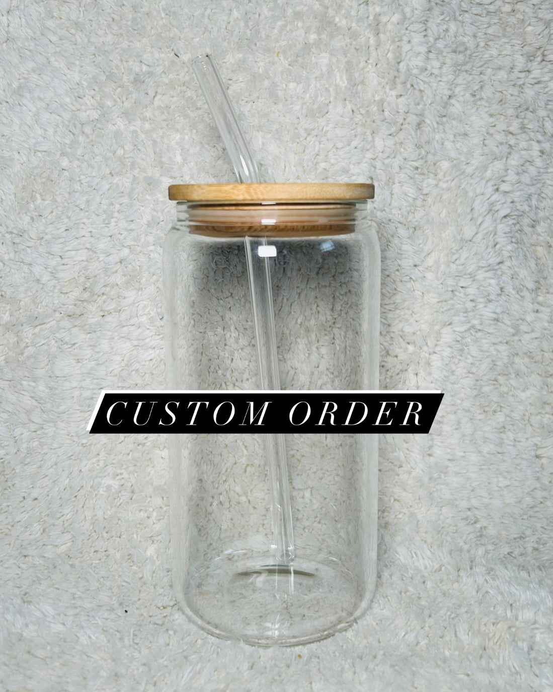 16oz Glass Cup - Custom Teacher Order