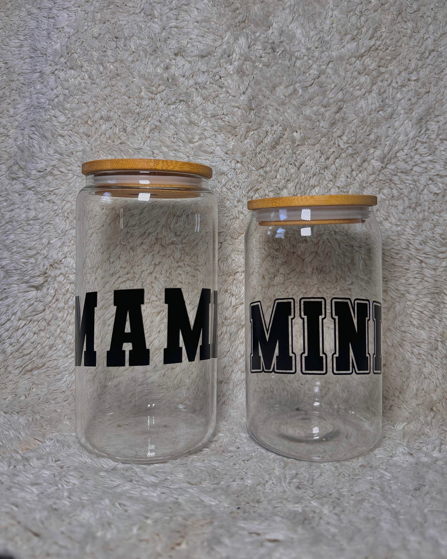 16oz Glass & Plastic Bundle - MAMA & MINI