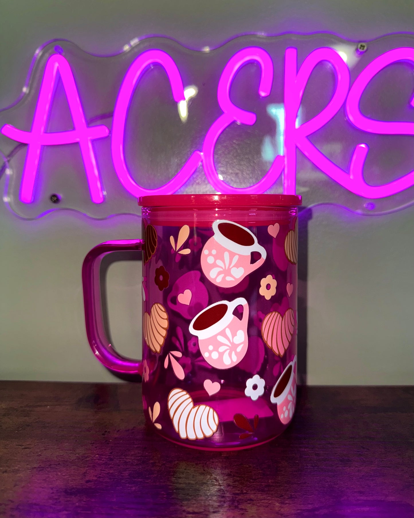 15oz Glass Mug - Conchas