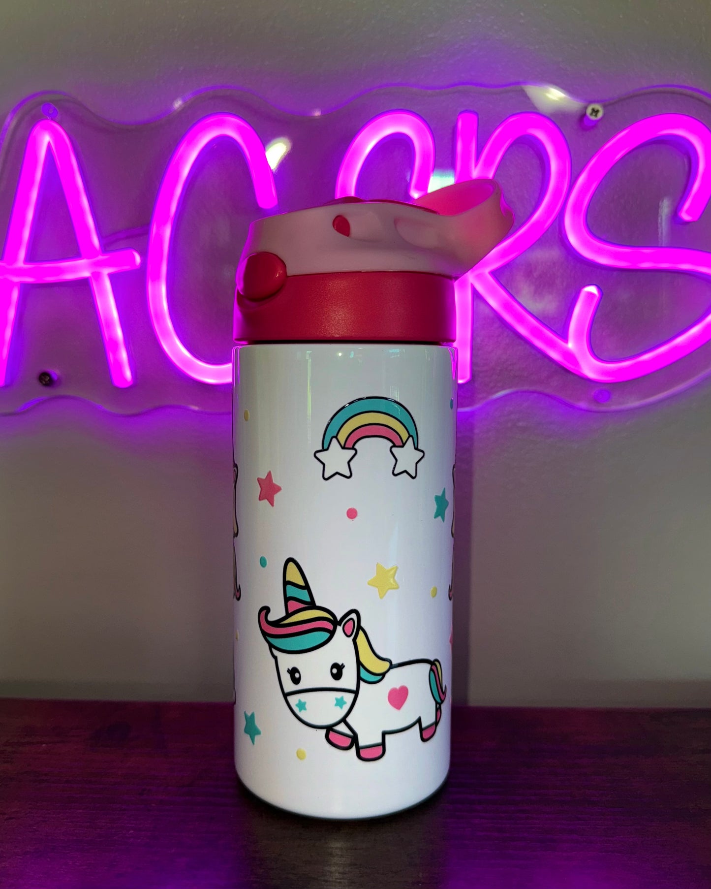 14oz STAINLESS STEEL Sippy - Unicorn