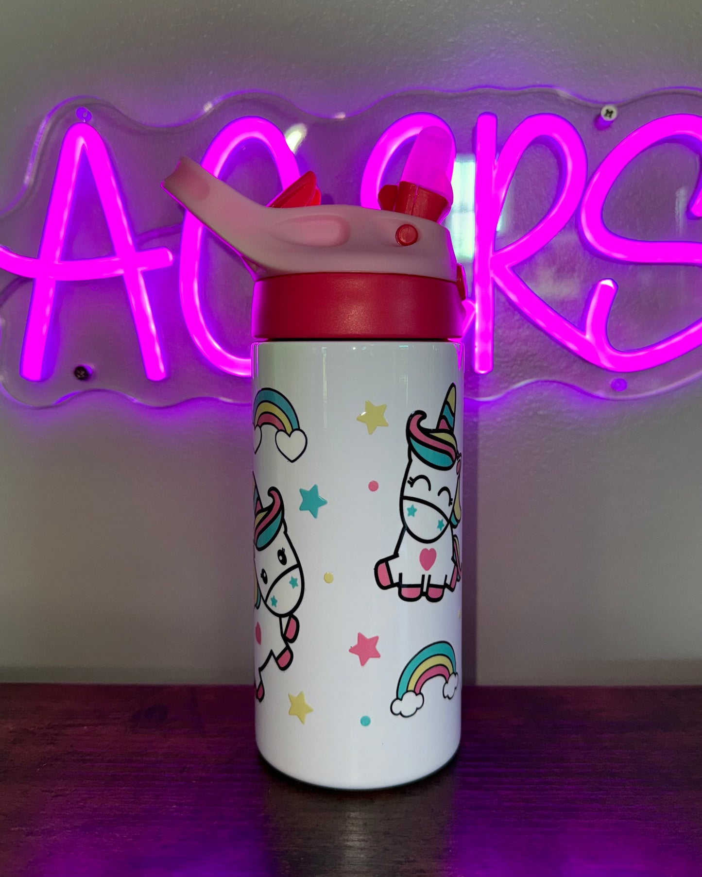 14oz STAINLESS STEEL Sippy - Unicorn