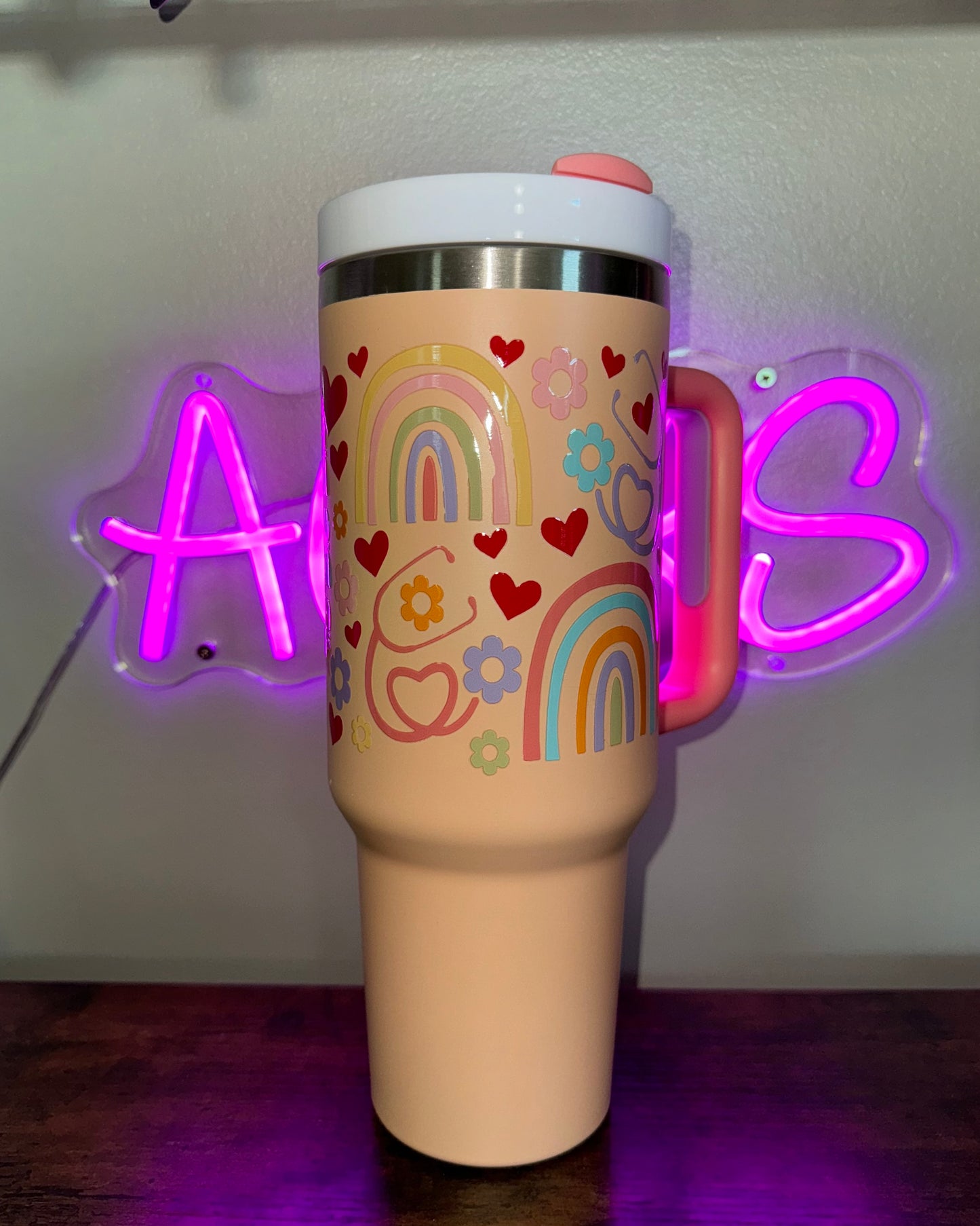 40oz Stainless Steel Tumbler - Nurse