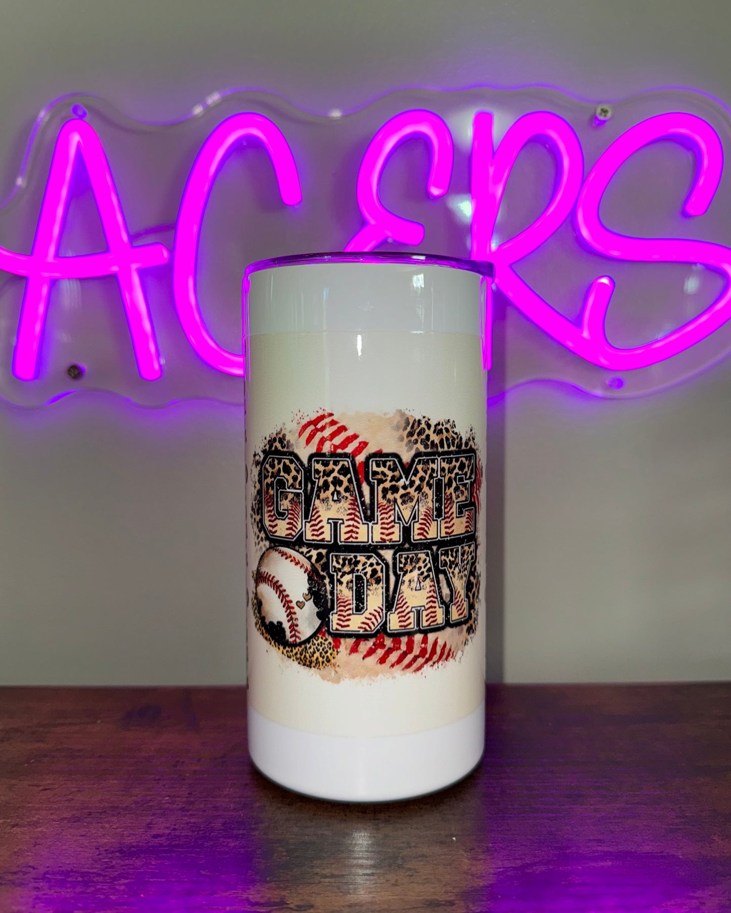 12oz Stainless Steel Tumbler - Game Day