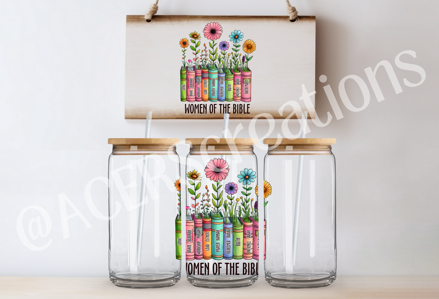 16oz UVDTF Wrap - Women of the Bible