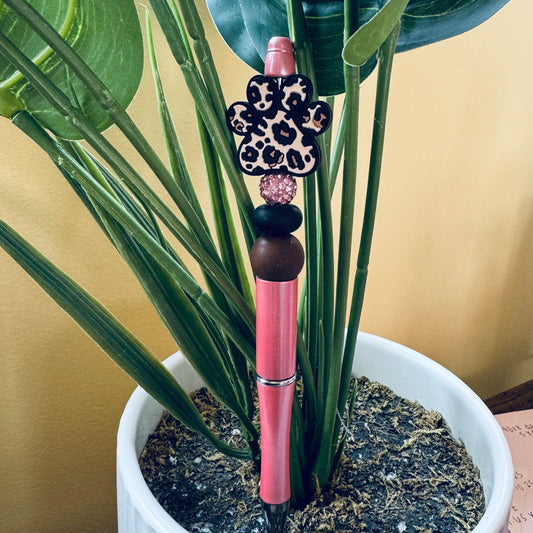 Custom Black Ink Pen - Paw Print