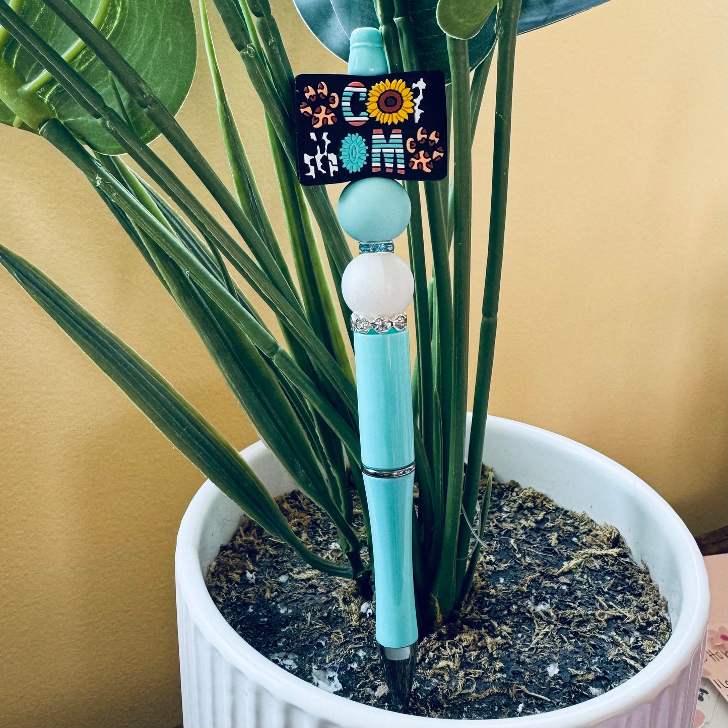 Custom Black Ink Pen - Cat Mom